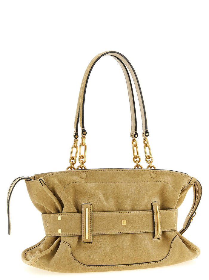 Anthem shoulder bag Beige Calfskin Leather (bos Taurus)