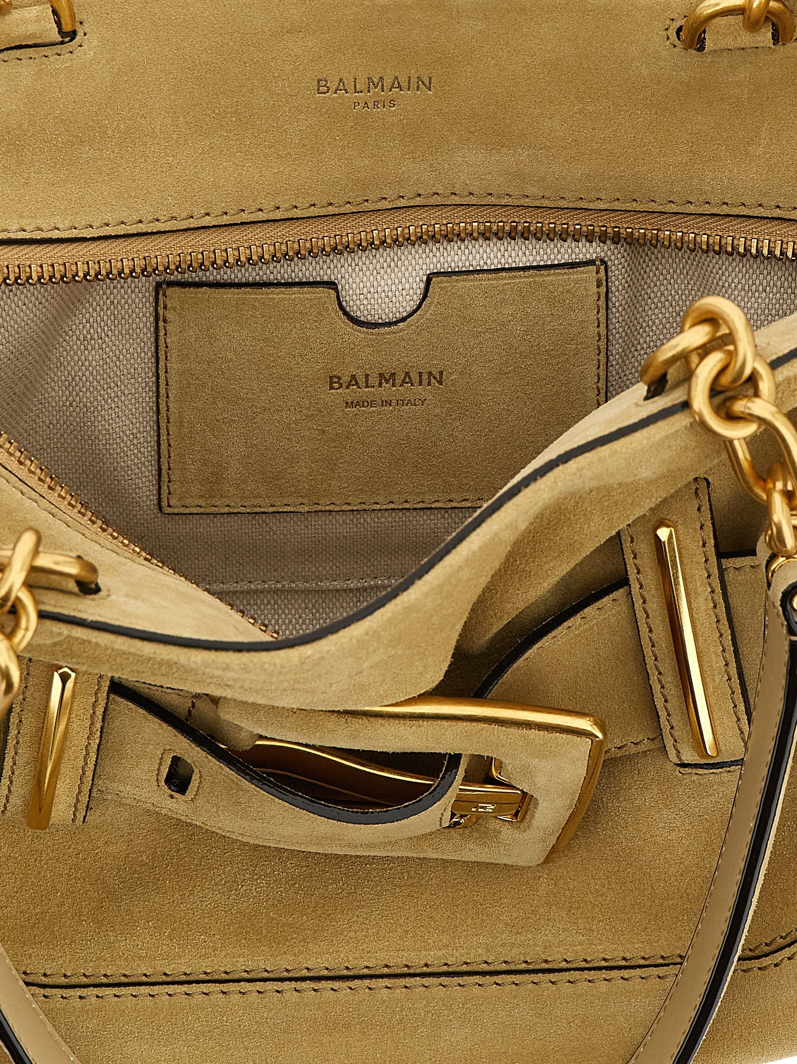 Anthem shoulder bag Beige Calfskin Leather (bos Taurus)