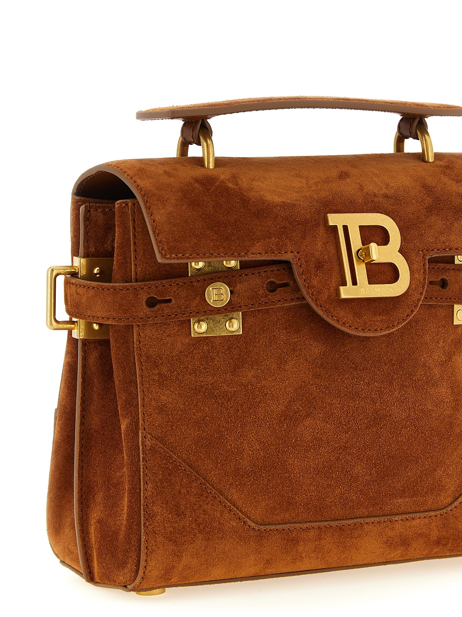 B-Buzz 23 handbag Brown Calfskin Leather (bos Taurus) Hand Bags