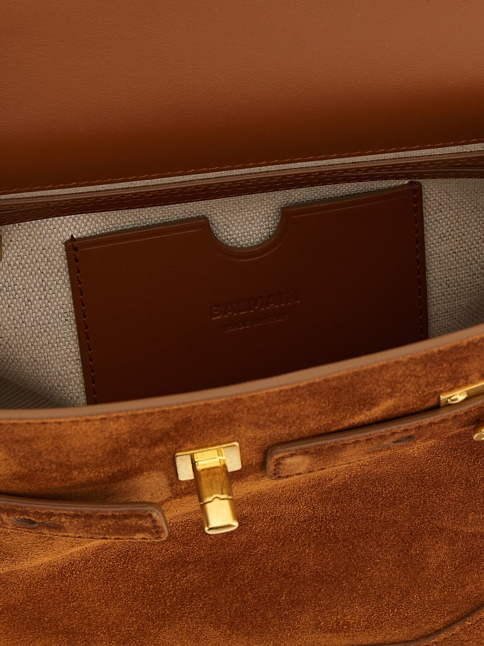 B-Buzz 23 handbag Brown Calfskin Leather (bos Taurus) Hand Bags