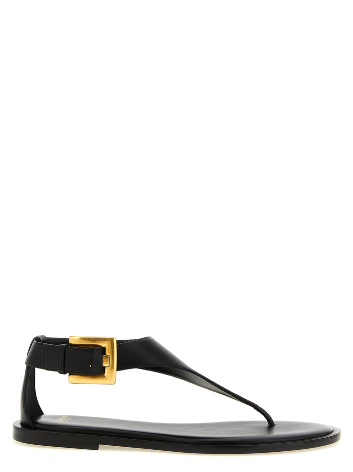 Anthem sandals Black Lamb Leather (ovis Aries)