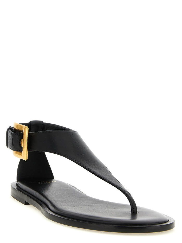 Anthem sandals Black Lamb Leather (ovis Aries)