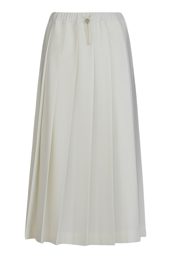 Pleated Skirt Butter Polyester