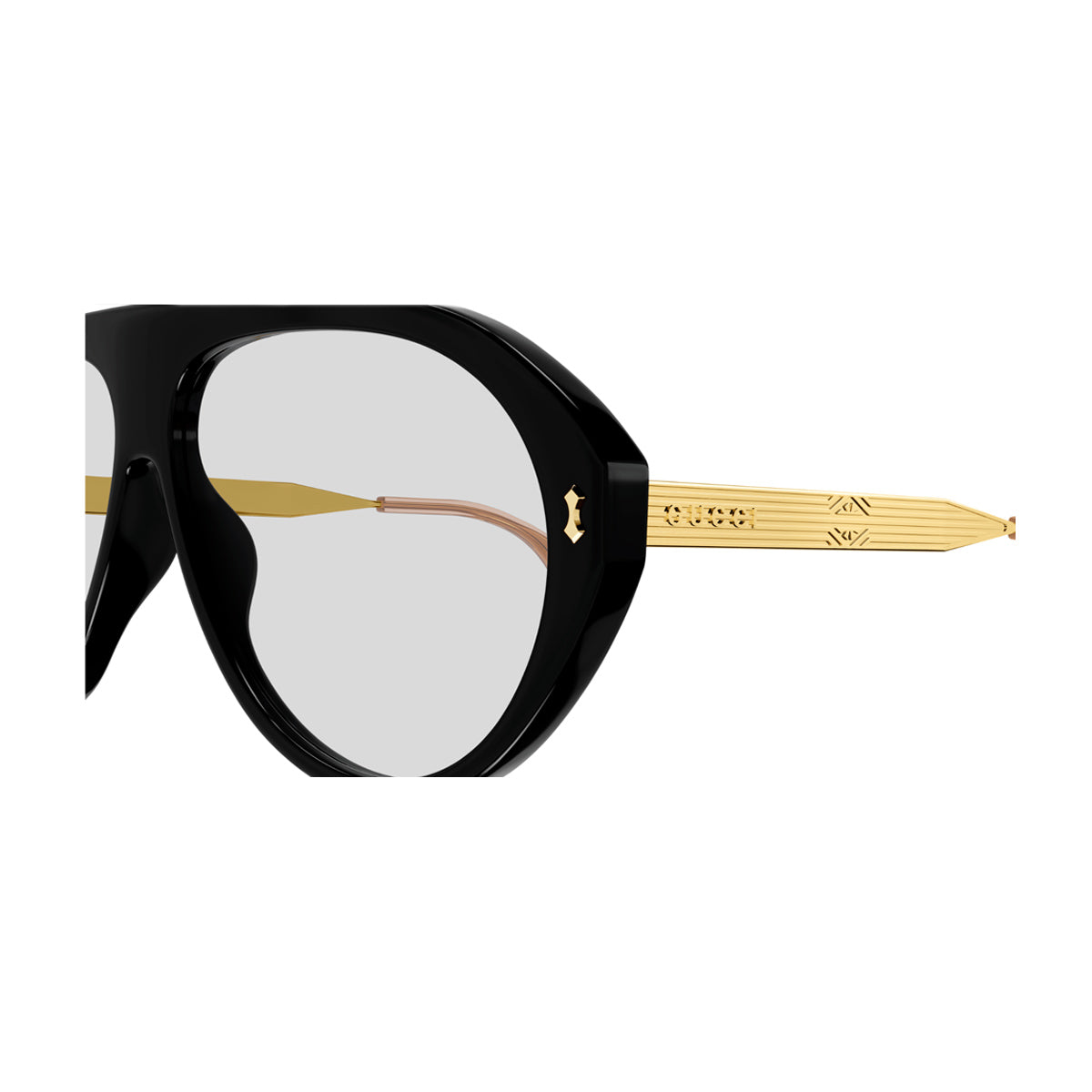 GG1515S Linea Lettering 004 Nero Acetato Occhiali Sole