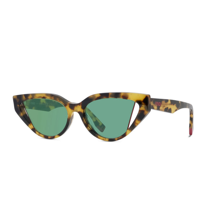 FE40009I 55Q Marrone Acetat Occhiali Sole
