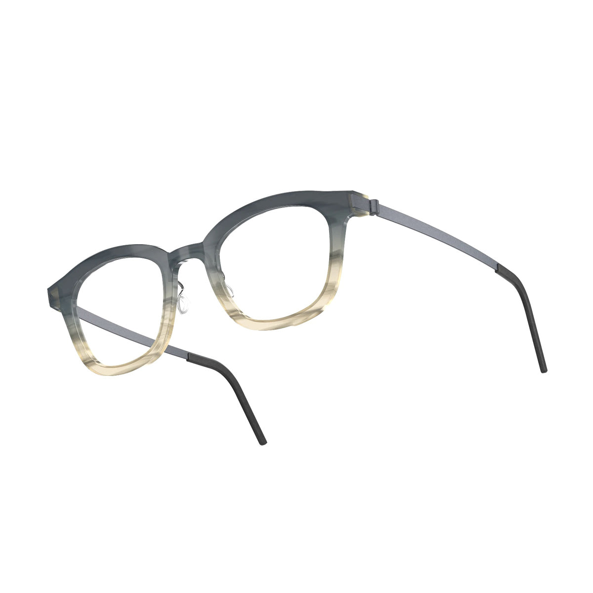 Acetanium 1057 AK59: K237--U16-Blu-Beige Acetate/titanium Occhiali Da Vista