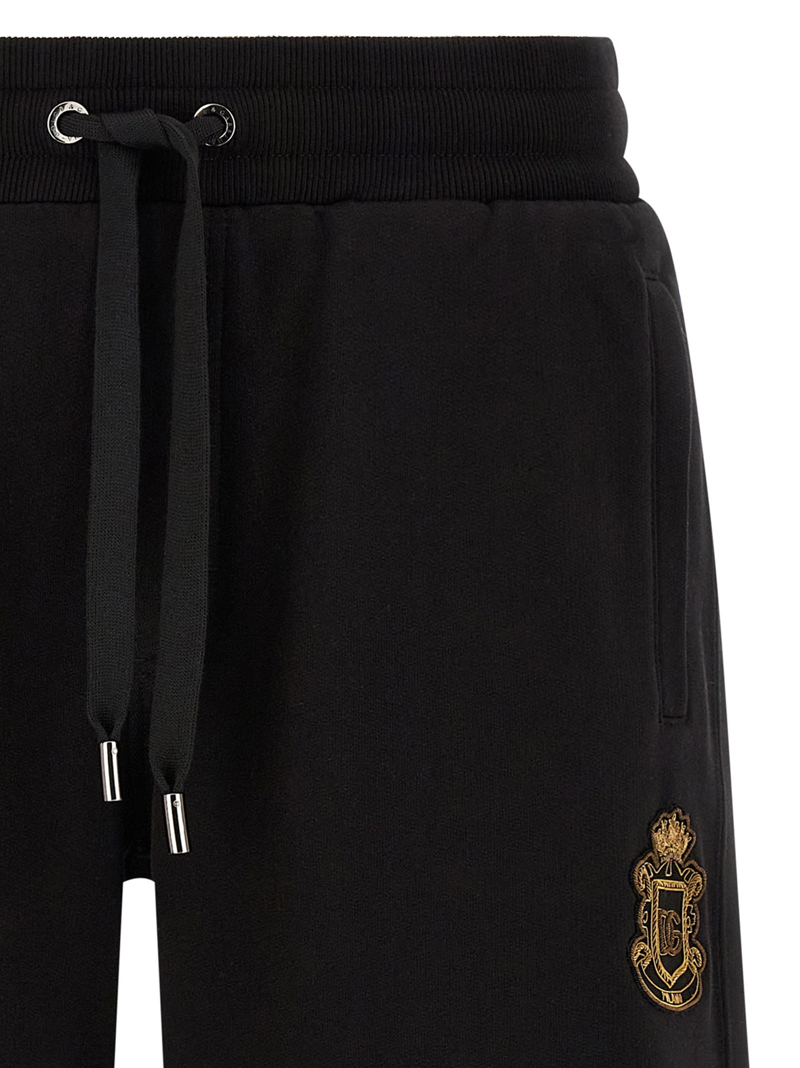 Coat of arms bermuda shorts Black Cotton Bermuda