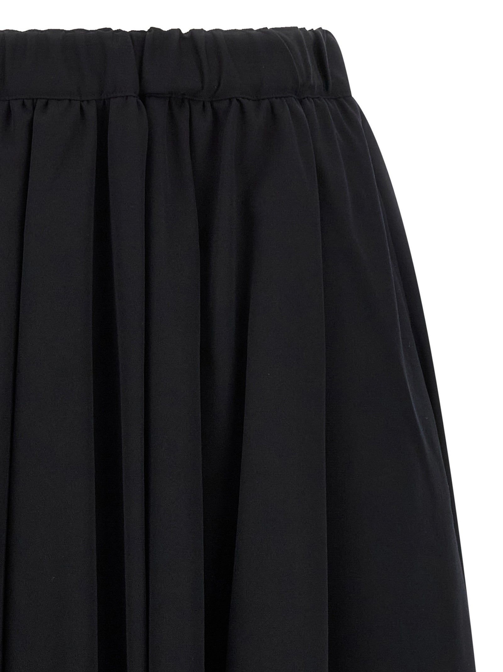 Wool skirt Black