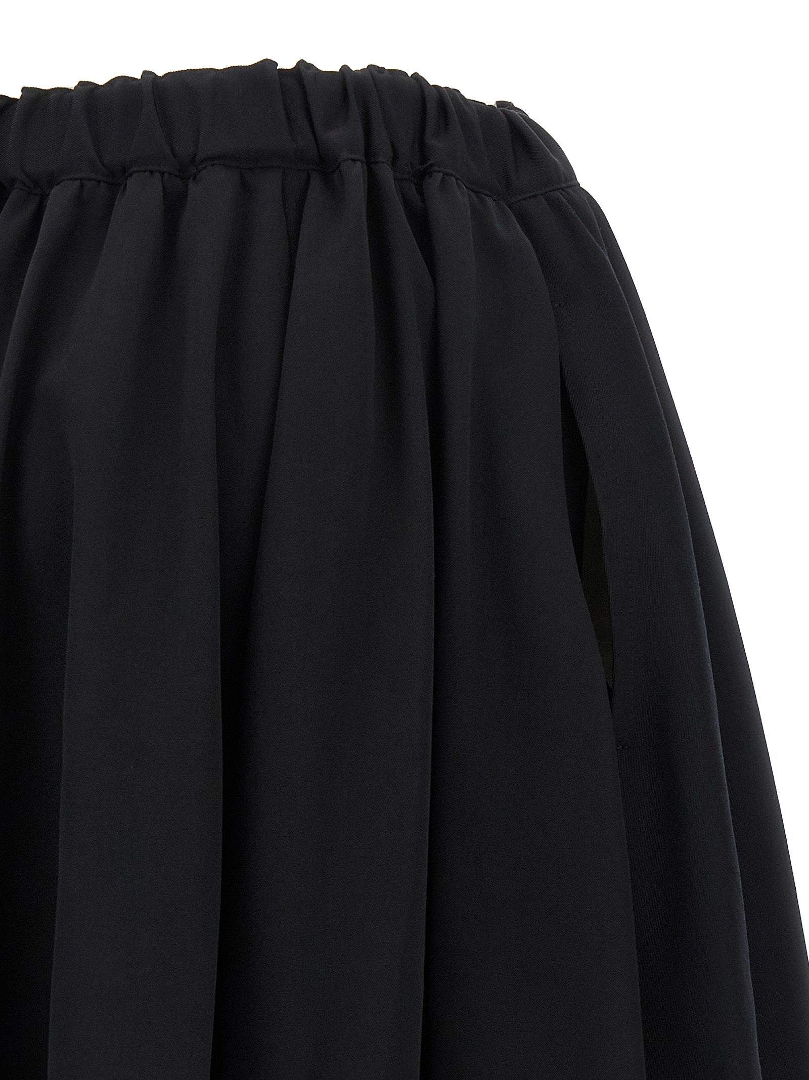 Wool skirt Black