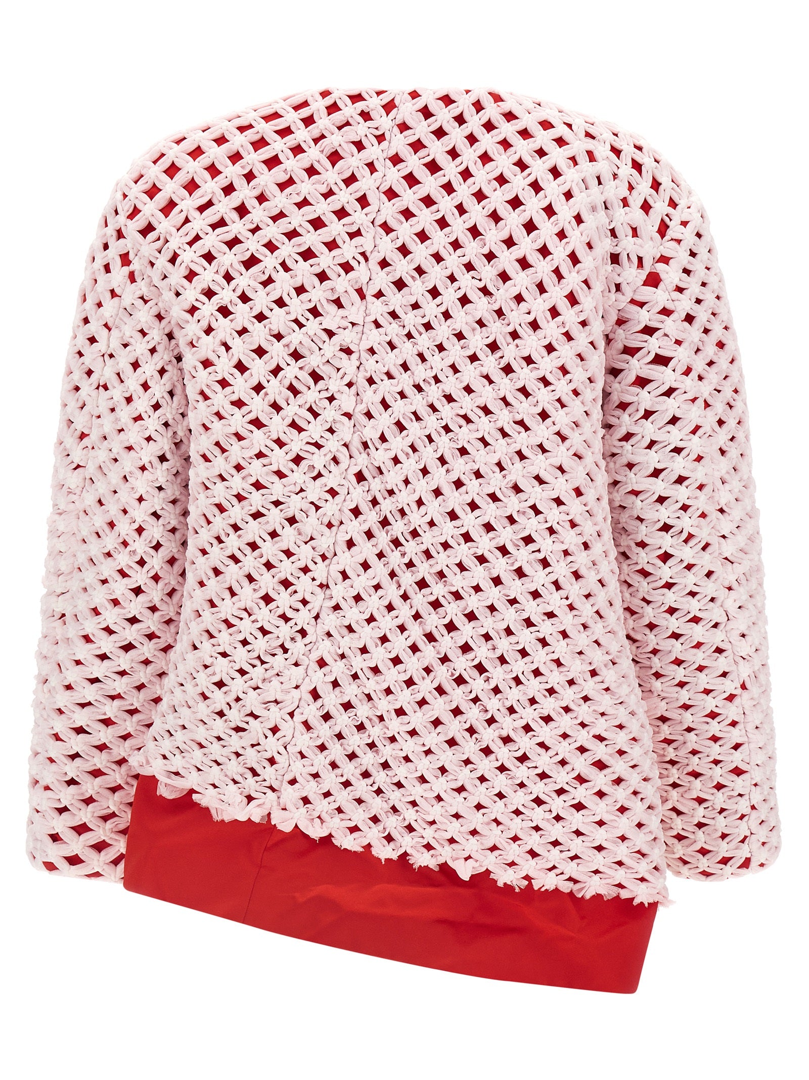 Tulle Weave Blazer Multicolor Polyester Blazer, Suits