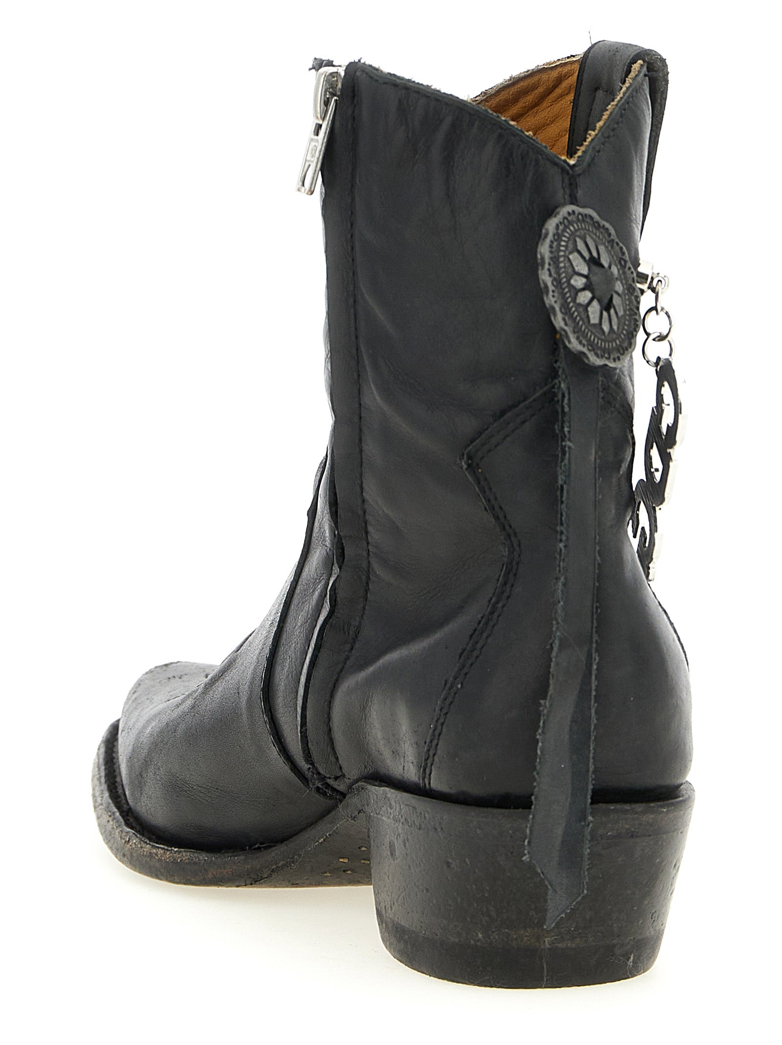 Comme Des Garçons x Mexicana ankle boots Black Cow Leather (bos Taurus) Boots
