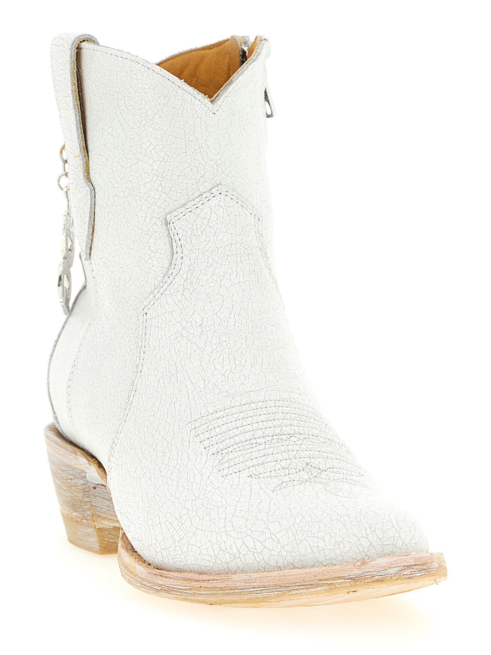 Comme Des Garçons x Mexicana ankle boots White Cow Leather (bos Taurus) Boots