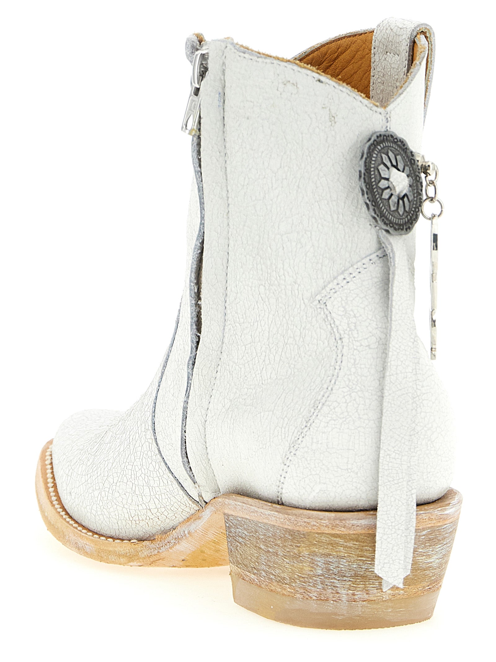 Comme Des Garçons x Mexicana ankle boots White Cow Leather (bos Taurus) Boots