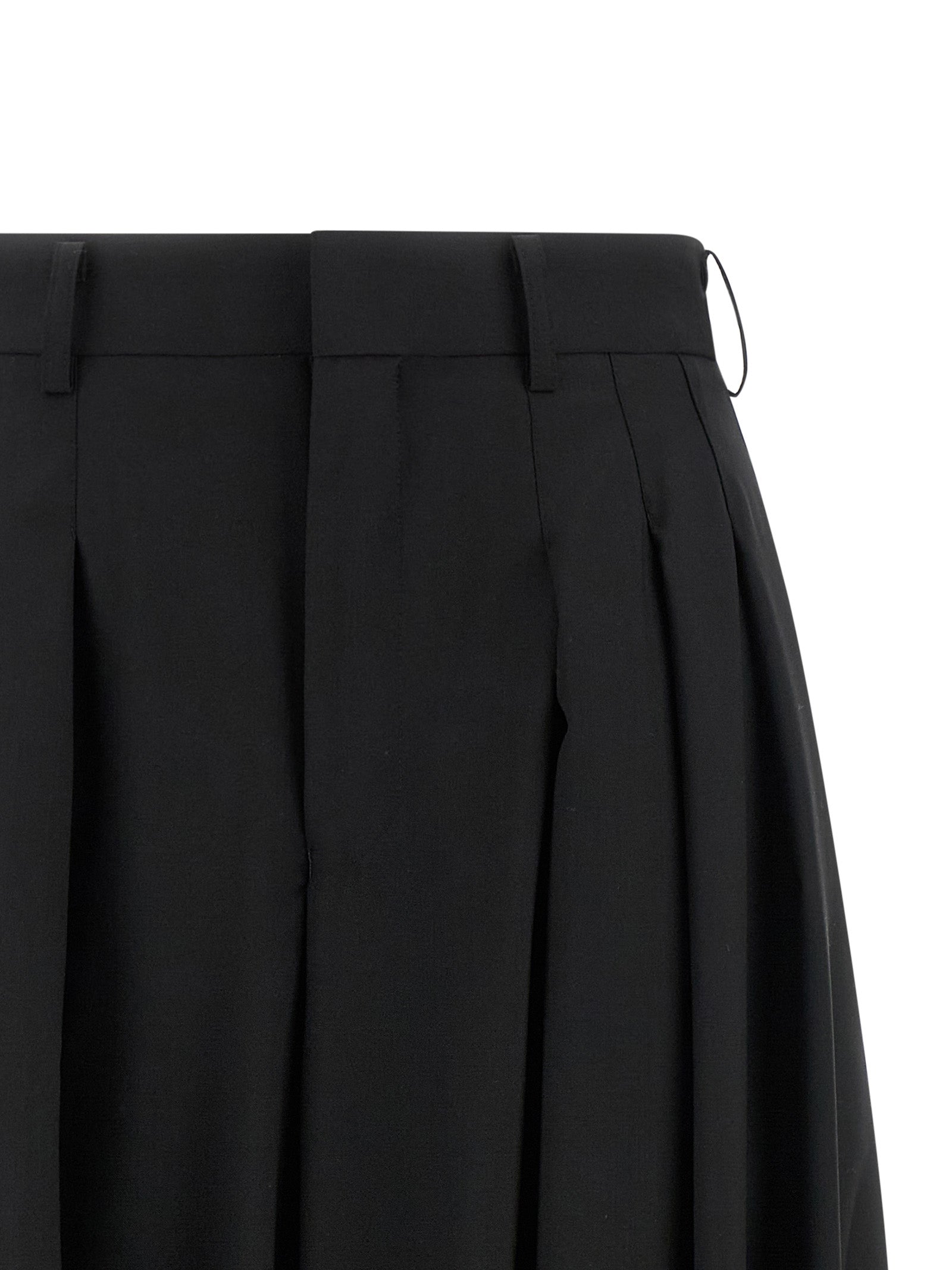 Zuava Pants Black Wool