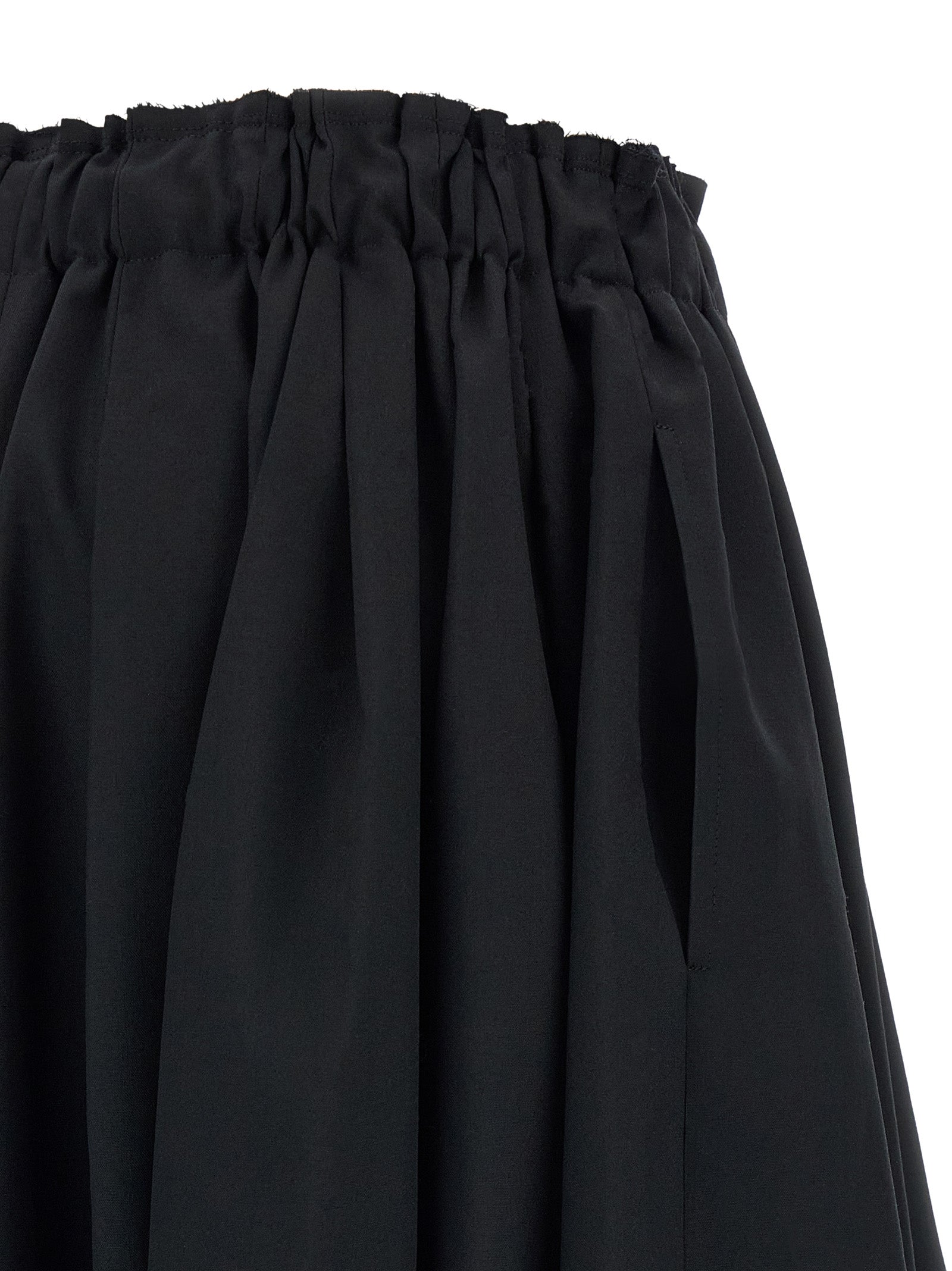 Wool Bermuda Shorts Black Bermuda
