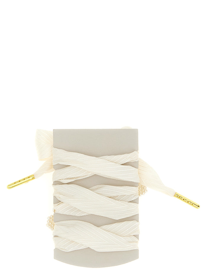 Skin Sparkling laces White Viscose Jewelry