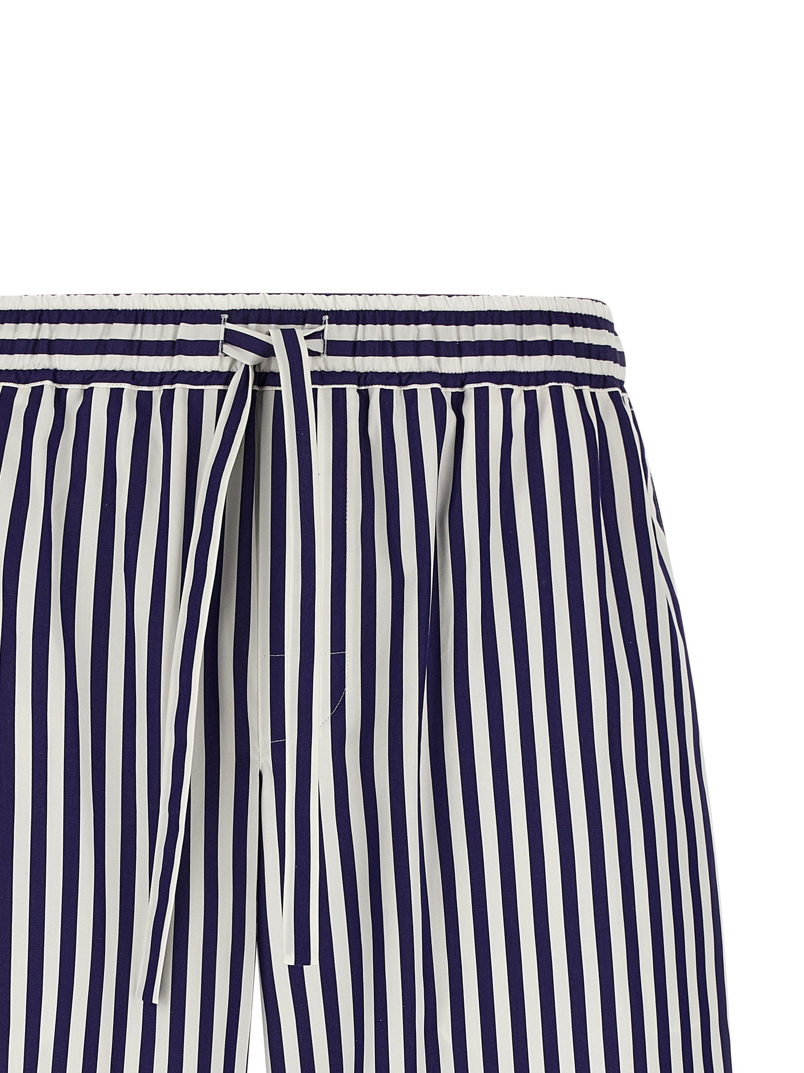 Striped bermuda shorts Blue Cotton Silk Bermuda