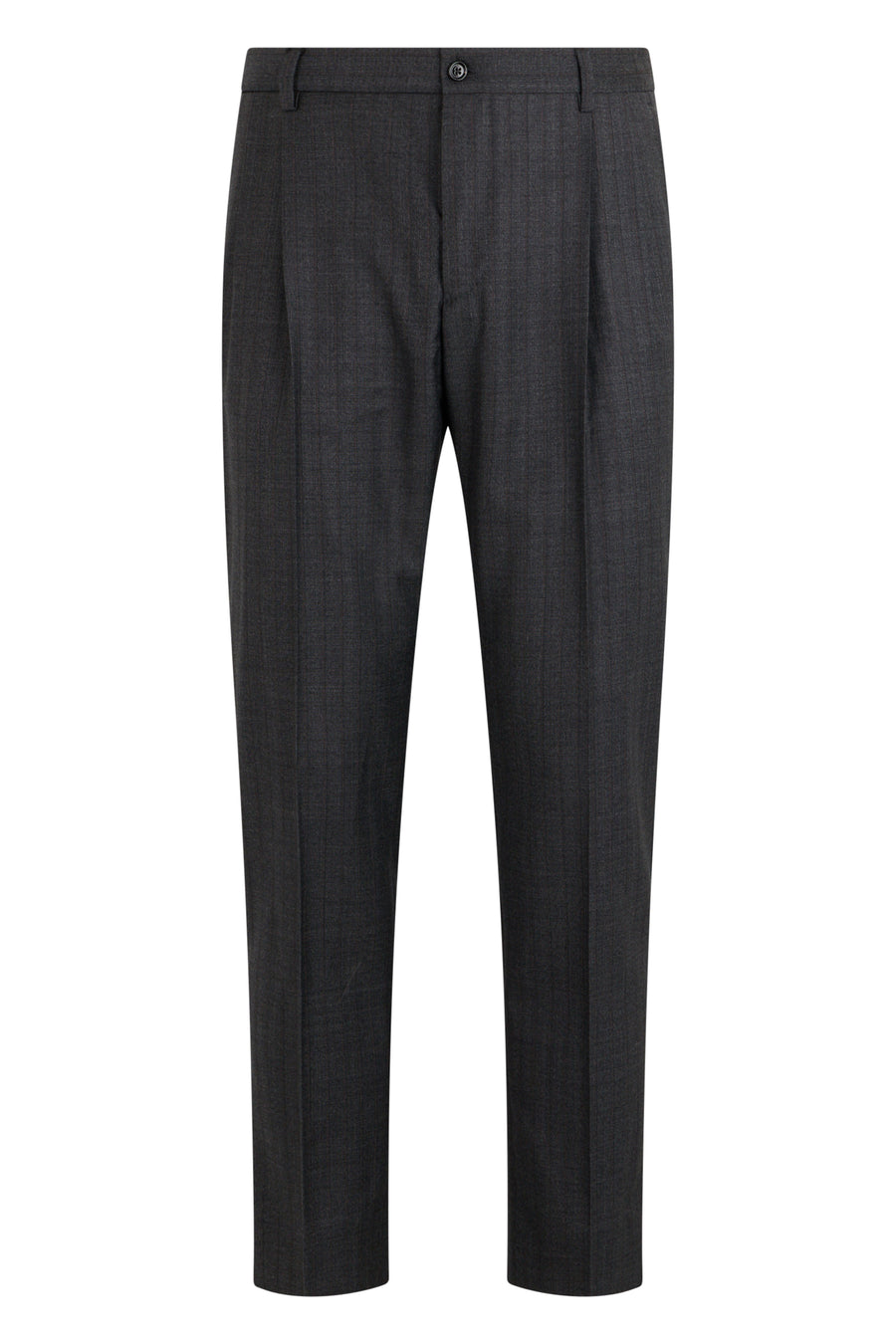 Straight-Cut Trousers Virgin Wool Blue