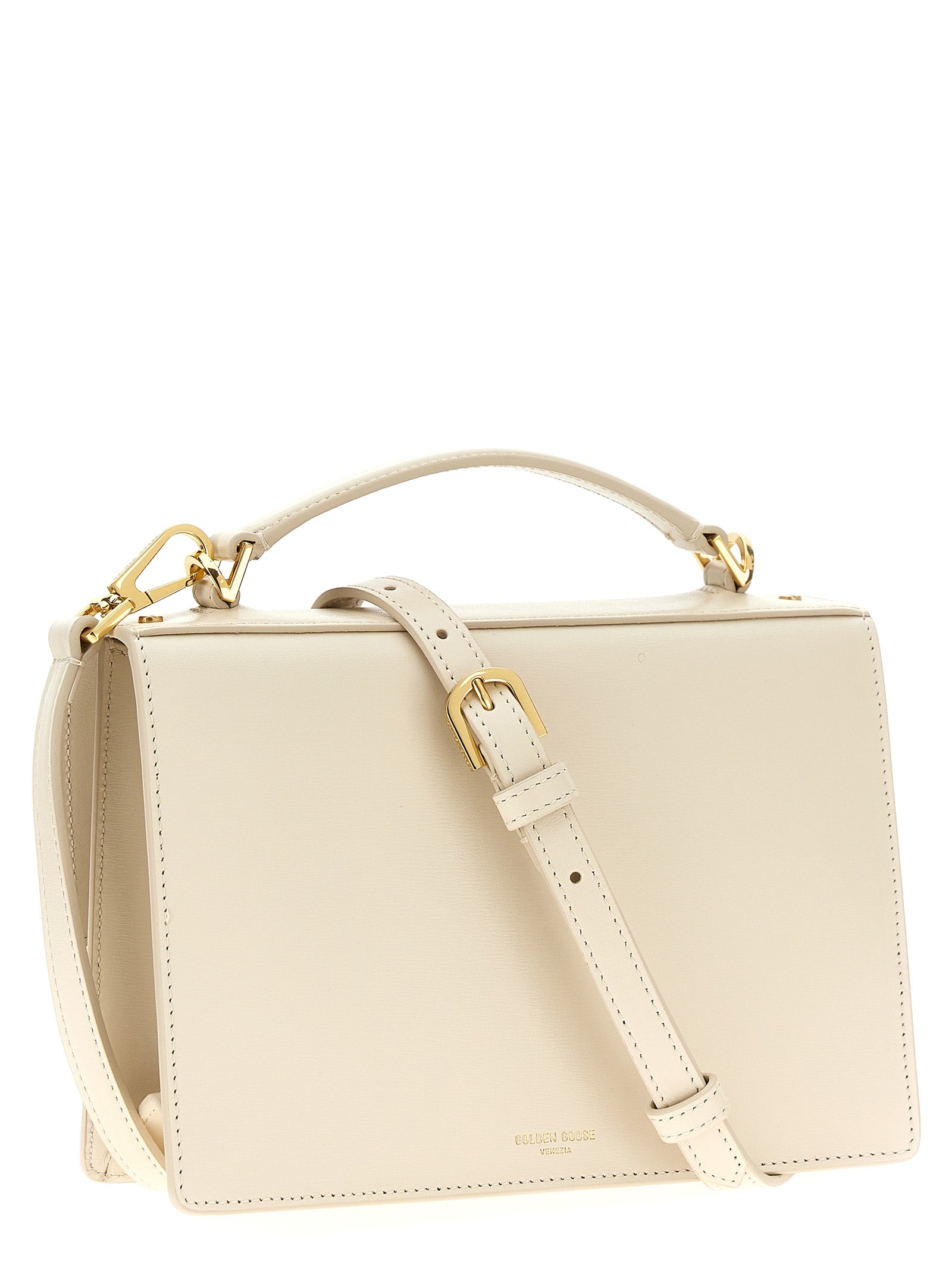Venezia Handbag White Cow Leather (bos Taurus) Hand Bags