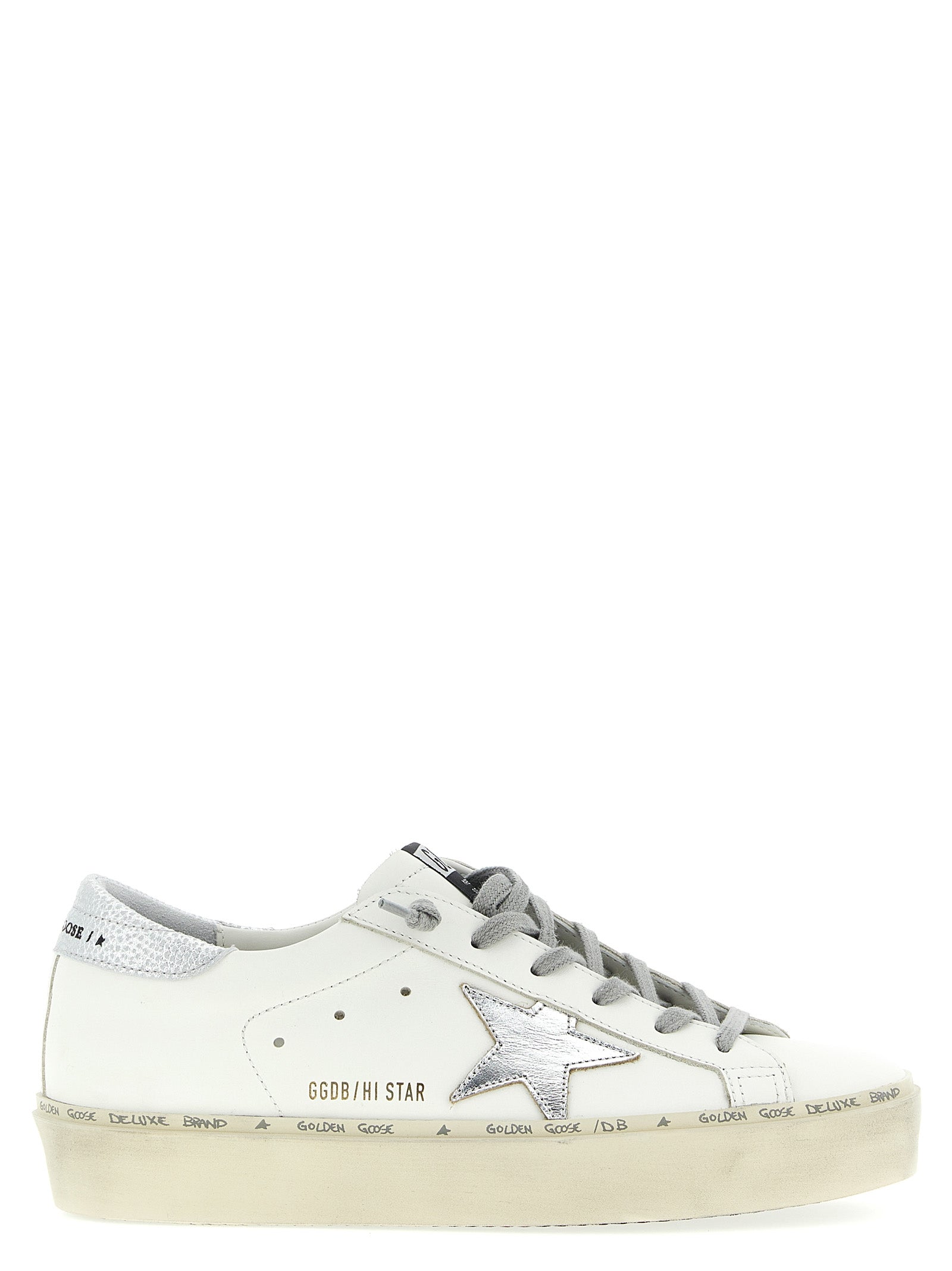 Hi-Star sneakers Silver Cow Leather Goat