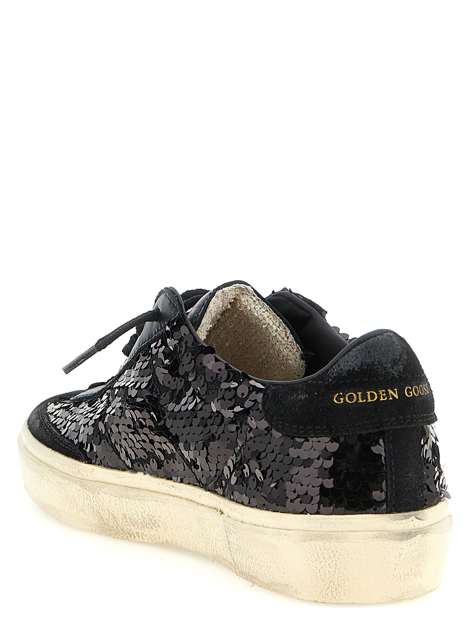 Soul Star Sneakers Black Leather Pet Polyester