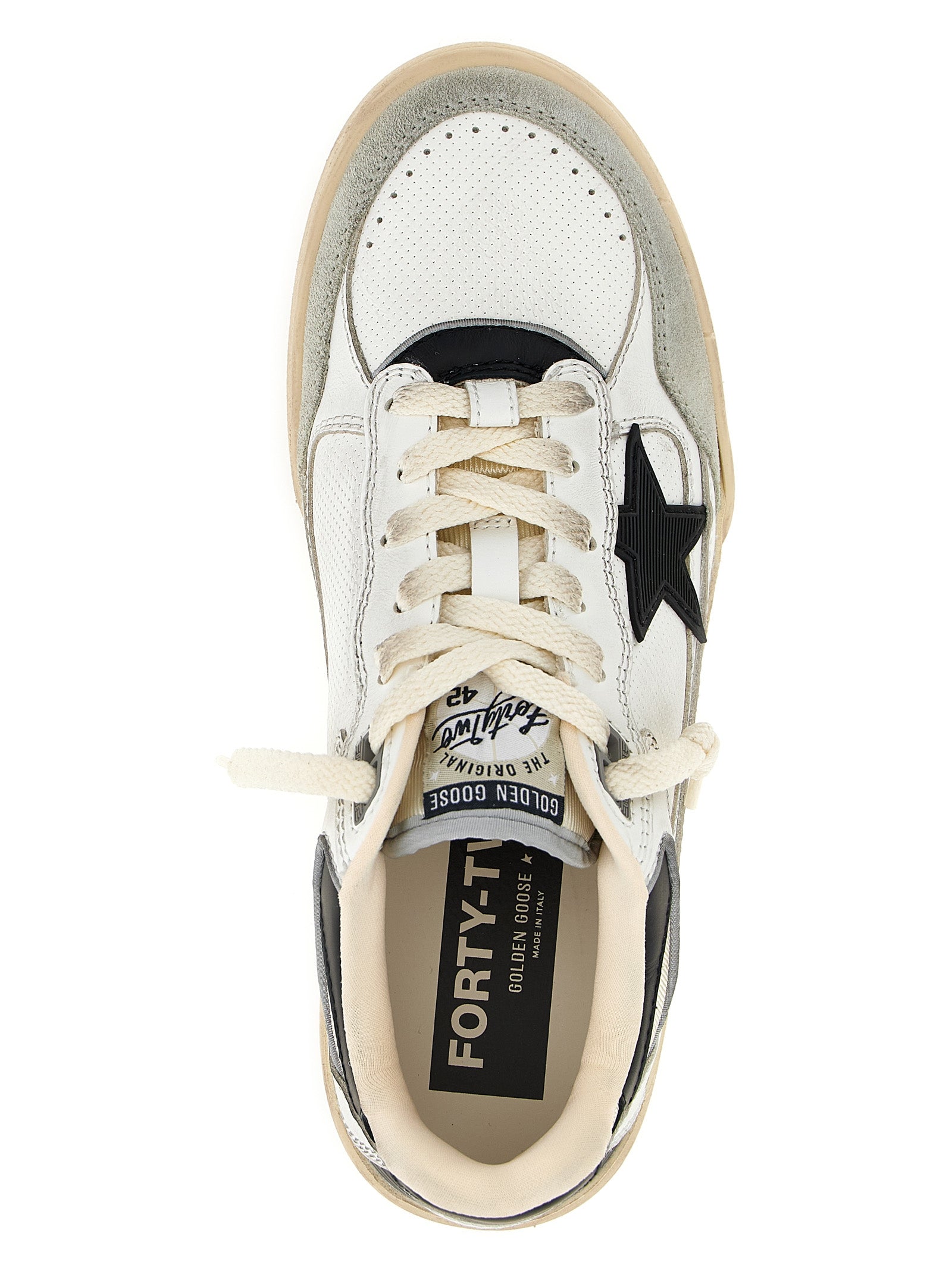 Forty2 sneakers White/black Lh Polyester Polyurethane