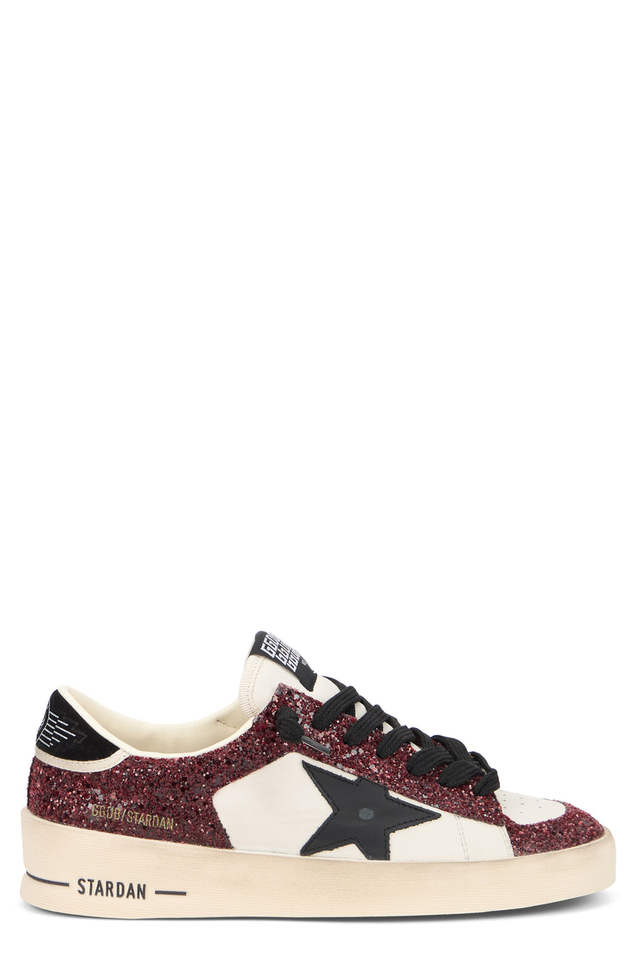 Sneakers Stardan Leather Glitter Cream/black/white/beige Trainers