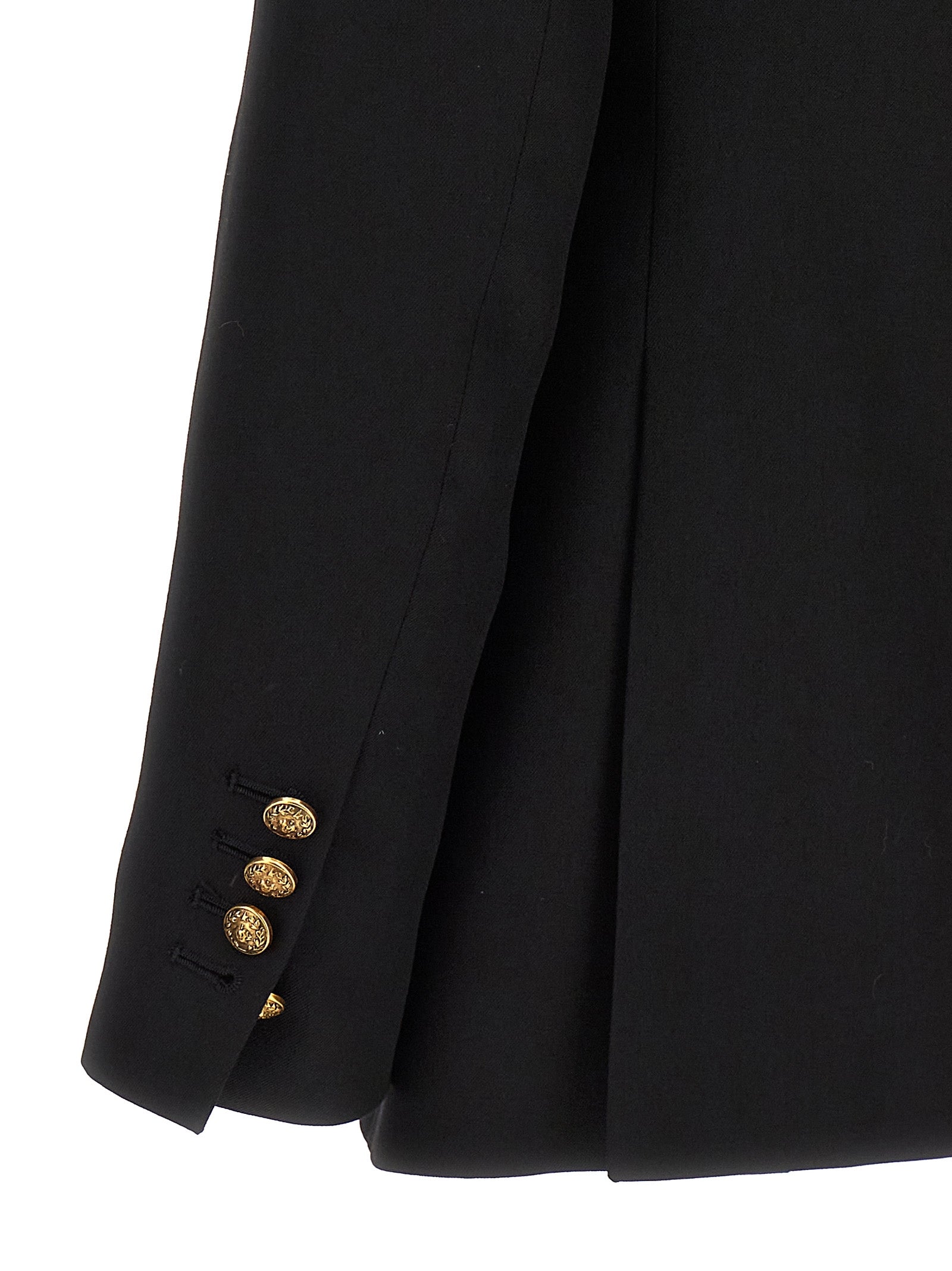 Diva blazer Black Virgin Wool Blazer, Suits
