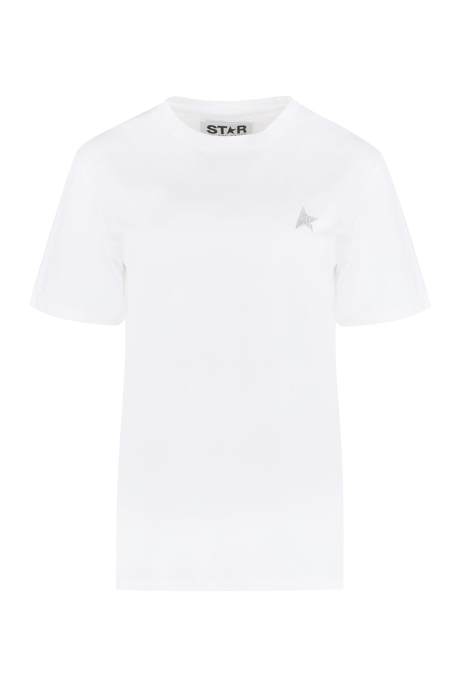 Cotton Crew-Neck T-Shirt White T-shirts & Jerseys