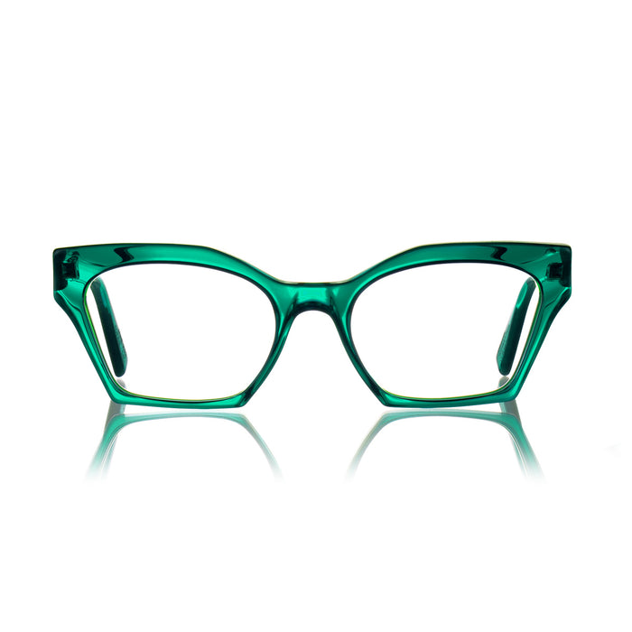 Jane K13 Emerald Verde Acrylic Occhiali Vista