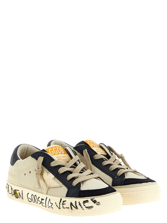 May sneakers Blue Cow Leather (bos Taurus)