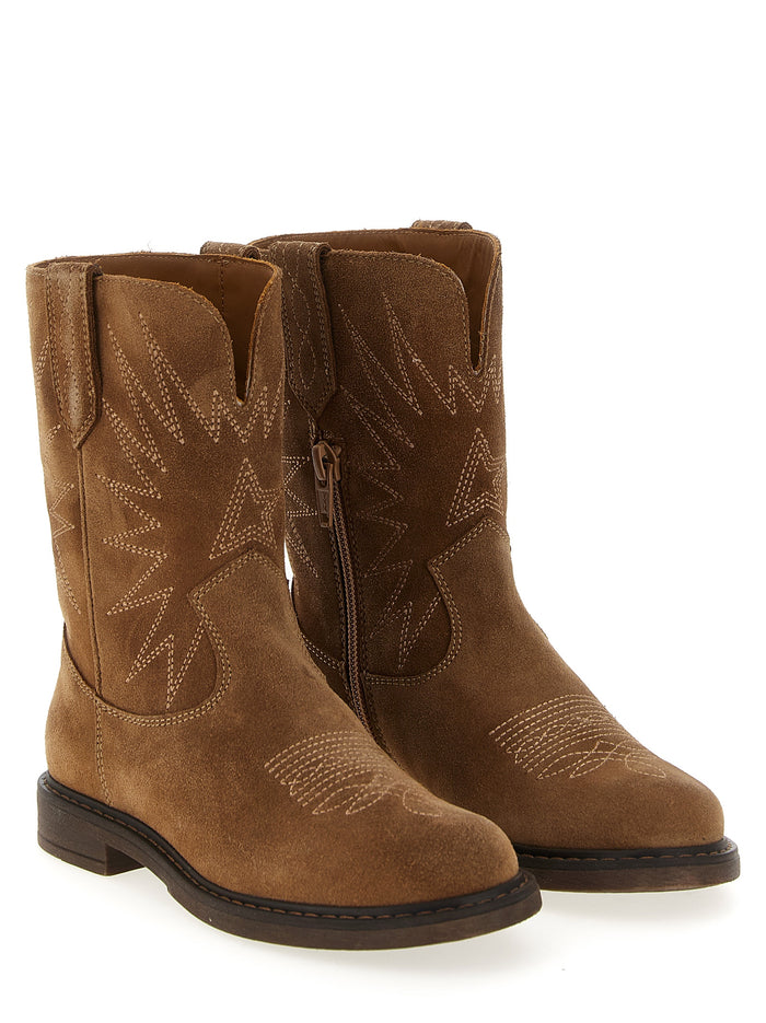 Wish Star boots Brown Cow Leather (bos Taurus) Boots, Ankle