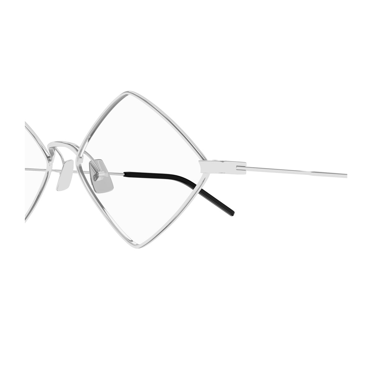Saint Laurent SL 302 LISA OPT Linea Classic 002 Silver Transparent Argento Metal Occhiali Da Vista