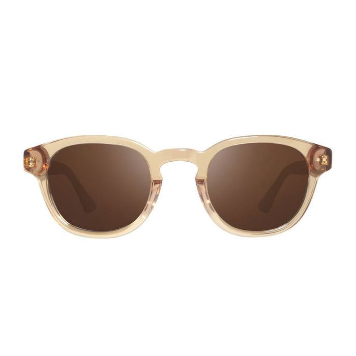 Revo RE1255 Sterling 12 Shiny Crystal Caramel Beige Bio-acetate Occhiali Da Sole