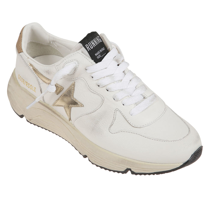 Running Sole White/gold/beige Sneaker