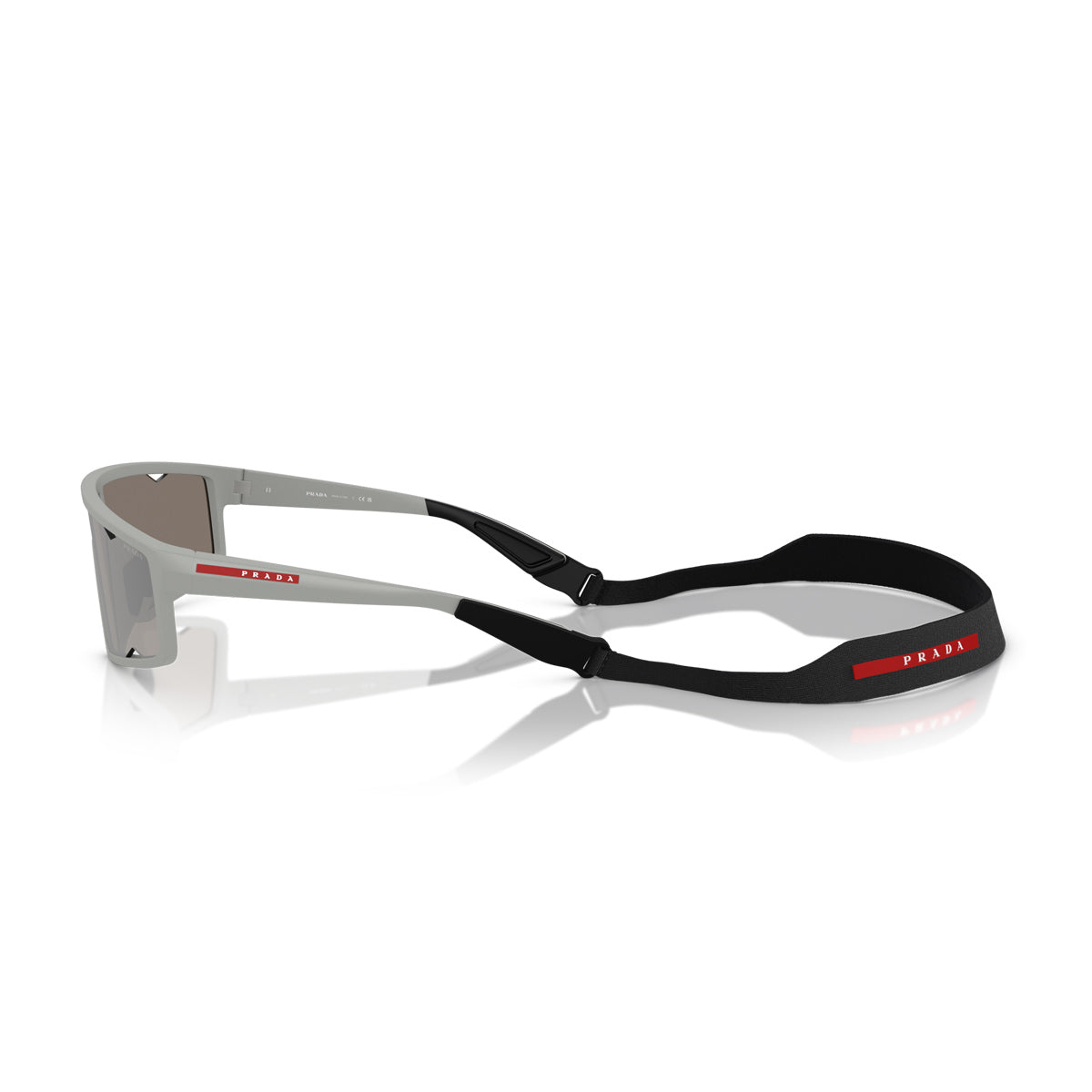 Prada Linea Rossa PS A03S 13Z05A Grigio Ferro Opaco Injected Occhiali Da Sole