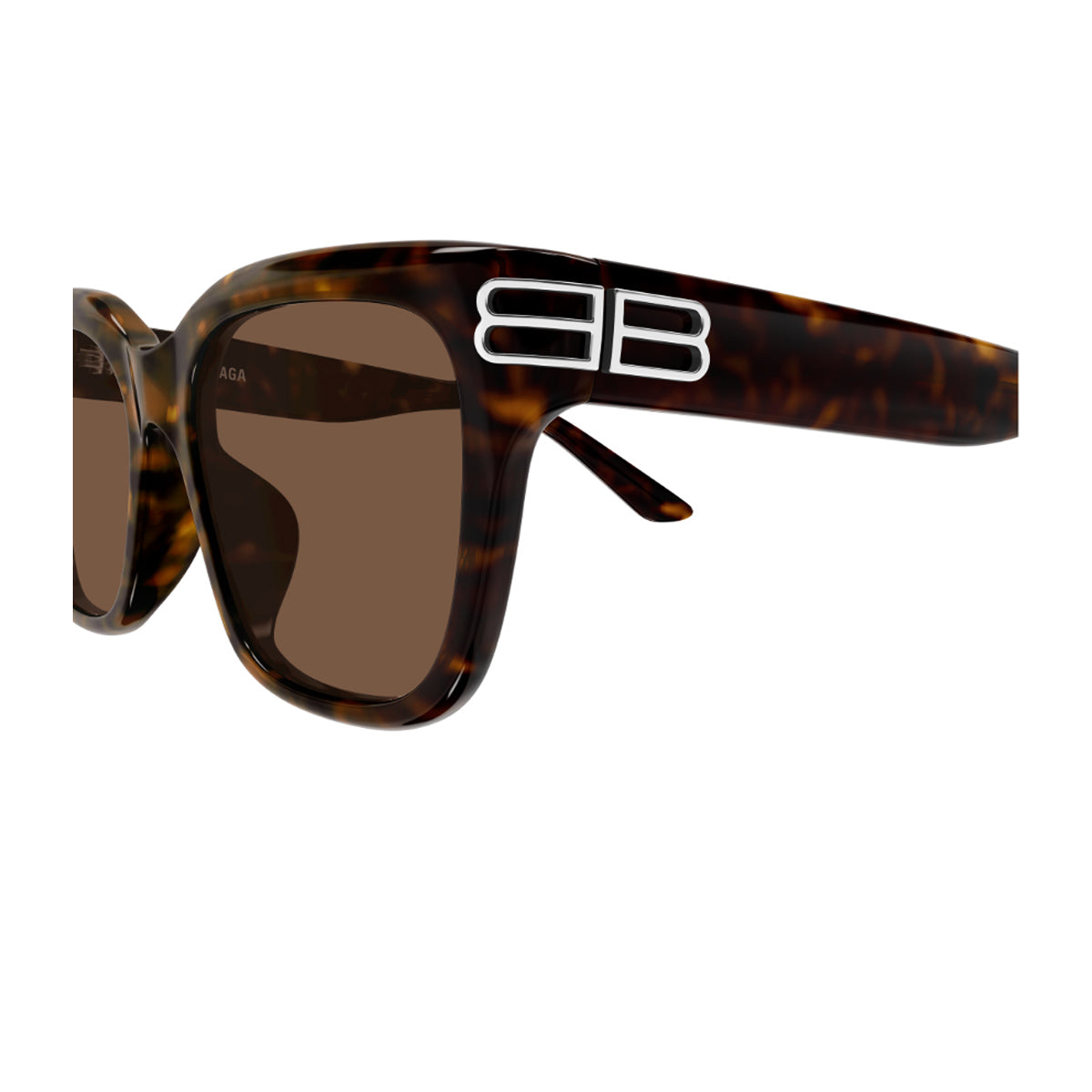 Balenciaga BB0433SK Linea Everyday 002 Havana Brown Recycled Acetate Occhiali Da Sole