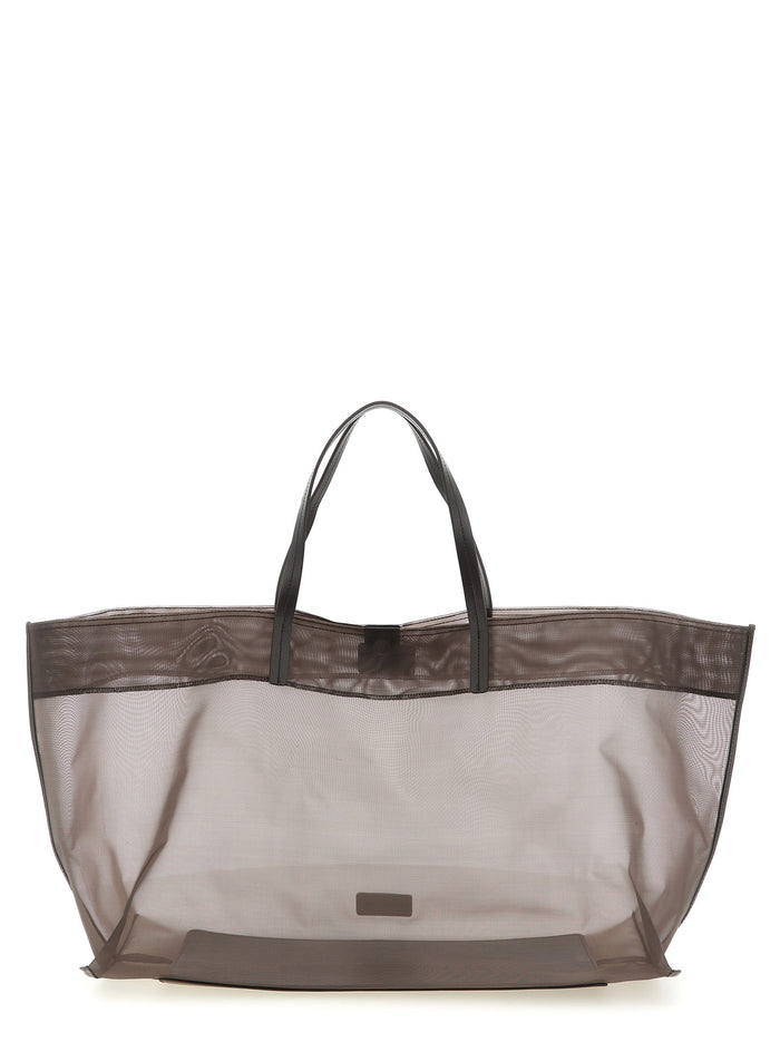 Christos large shopping bag Brown Polyamide Tote