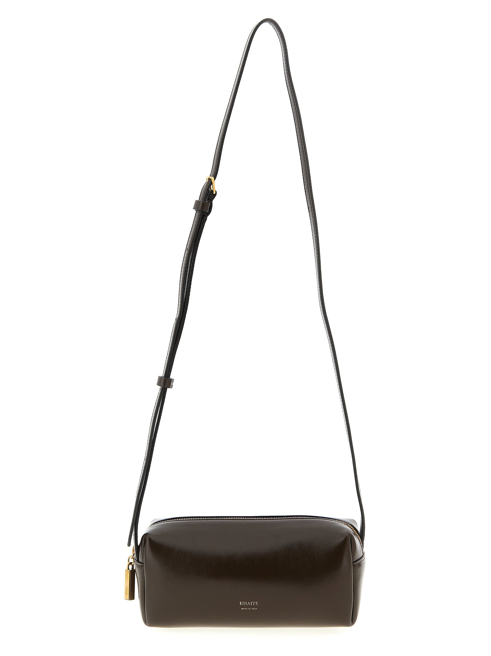 Kye mini crossbody bag Brown Calfskin Leather