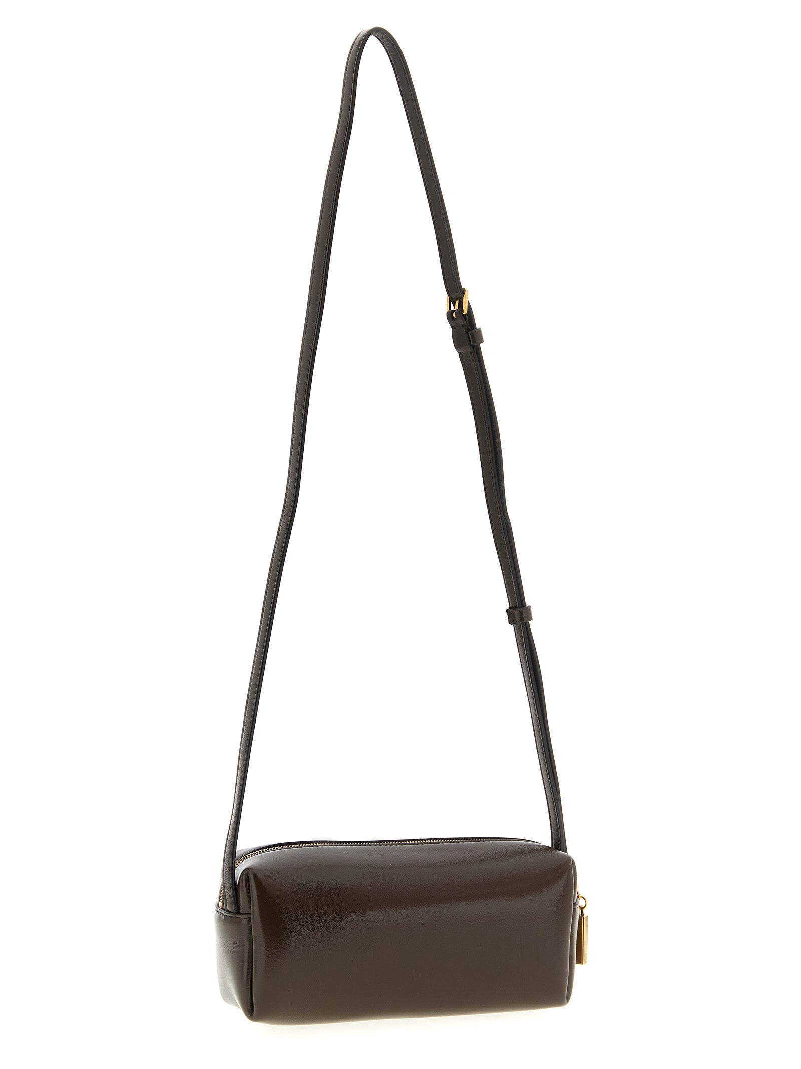 Kye mini crossbody bag Brown Calfskin Leather