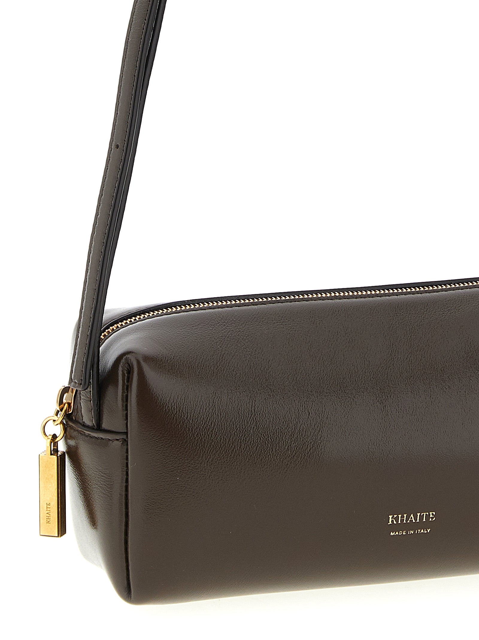 Kye mini crossbody bag Brown Calfskin Leather