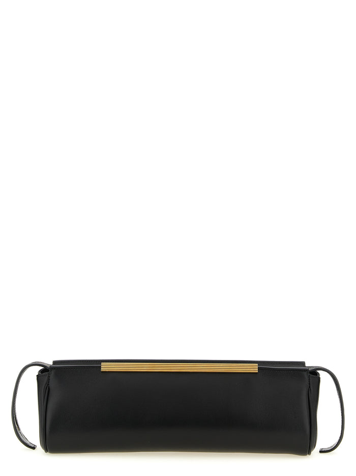 Donna Evening clutch Black Lamb Leather (ovis Aries)