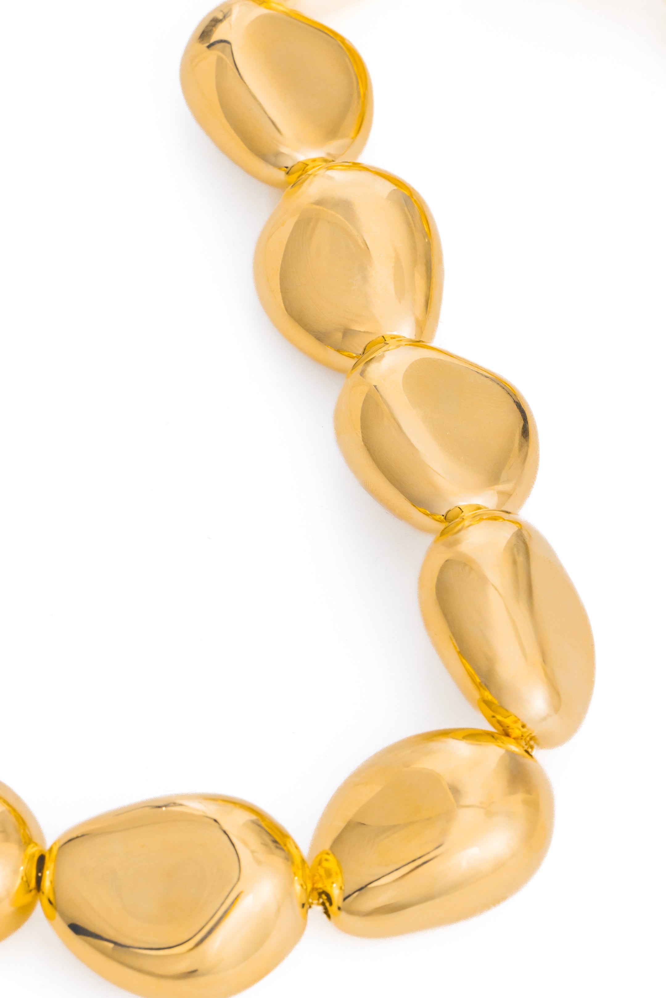 Lace Stone Gold __single__ Necklaces