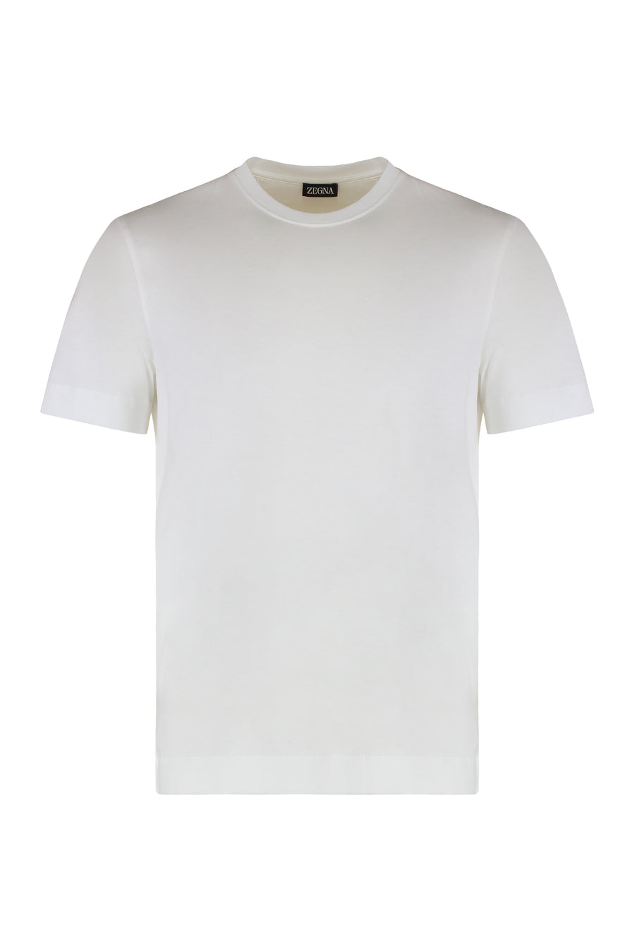 Crew Neck Cotton T-Shirt White T-shirts