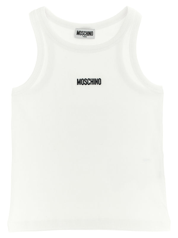 Moschino Kid Teen Tank Top Lettering Logo