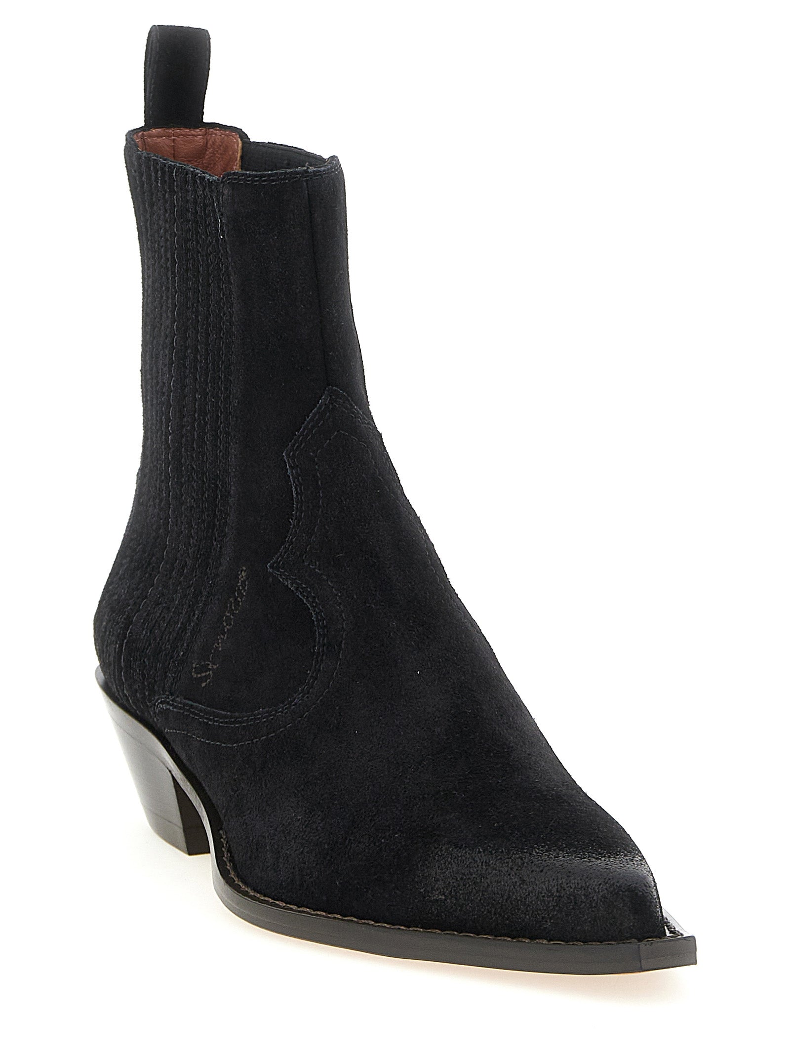 Hernan Ankle Boots Black Calfskin Leather (bos Taurus) Boots