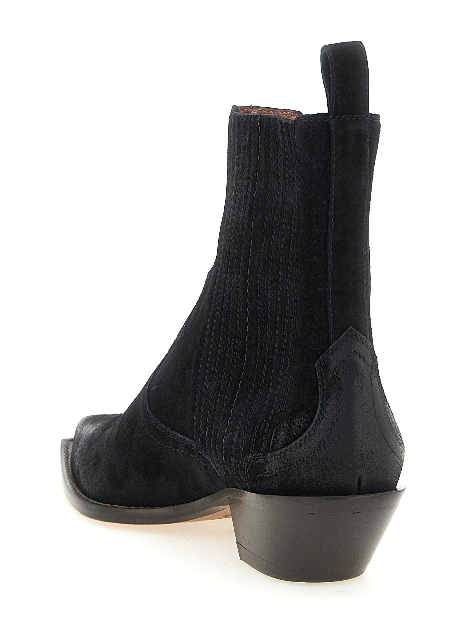 Hernan Ankle Boots Black Calfskin Leather (bos Taurus) Boots
