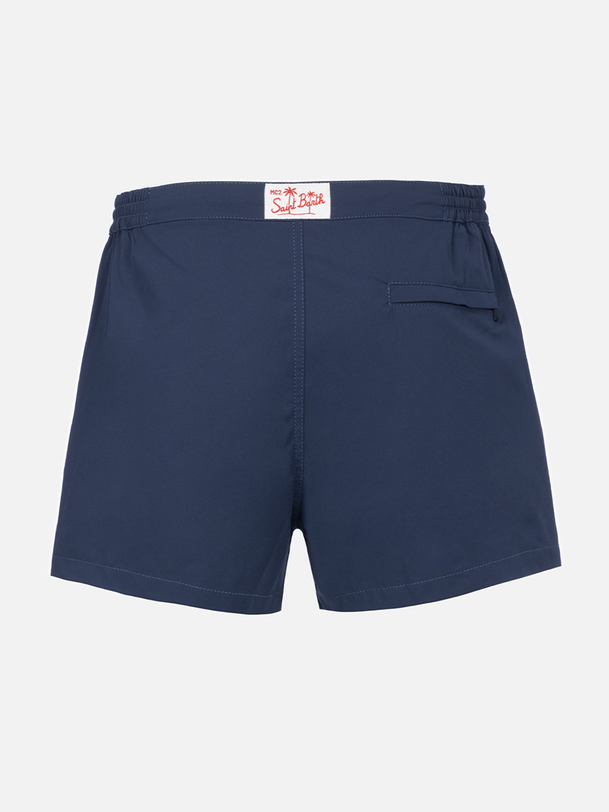 Man Navy Blue Fitted Cut Swim Shorts Harrys Swimshort