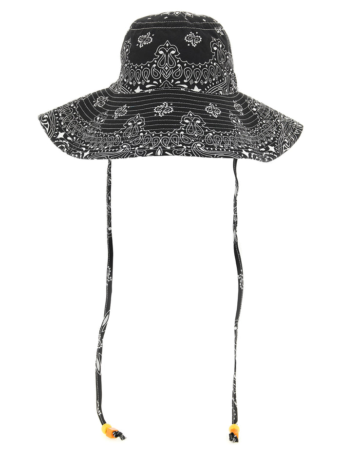 Bandana hat Black Cotton