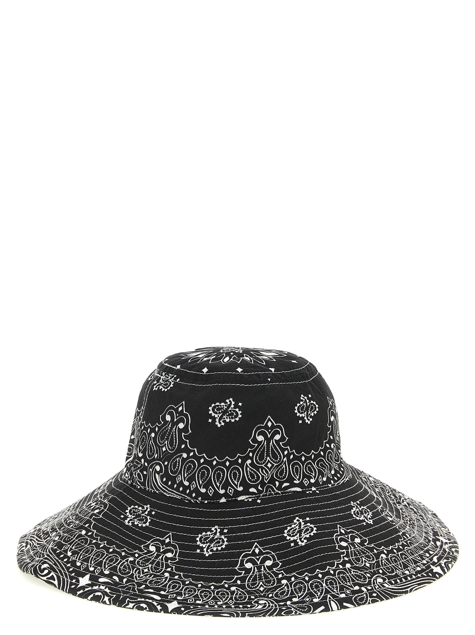 Bandana hat Black Cotton